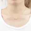 Kristall Edelstahl Halsketten CZ Perlen Choker Anhänger Halskette Für Frauen Dainty Gold Kette Freund Geschenk BFF LuxuryJewelry Y0301