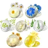 Newclear Flower Soap Tea Ziołowe Olejek eteryczne Ręcznie robione naturalne mydło do mydła nawilżające do twarzy CLEANSER LLD12074