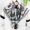 Scarf Bandana Kvinnor Square Scarves Wrap Kerchief Mulberry Spring Fashion Luxury High Quality Headband Hijab Shawls