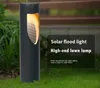 Christma 장식 정원 조명 태양 LED 빛 IP65 잔디 램프 현대 단순성 야외 풍경 bollards