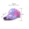 Tie Dyed Baseball Caps Men's and Women's Fashion Cap Spring and Summer Outdoor Leisure Sunshade Hats Party Hat T500585