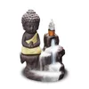 Little Monk Waterfall Porta incenso Home Office Teahouse Decor Buddha Backflow Bruciatore di incenso