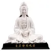 Najwyższej jakości Projekt Kreatywny Hallowmaszen Ceramiczny Bezpłatny Guanyin Bodhisattva Buddha Ozdoby Biała Porcelanowa Medytacja Statua Wyposażenie domu