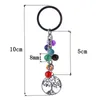 Chakra stone key chain 6 T2