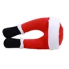 Árvore de Natal Stick Out Santa Chutando Pernas para Chrismas Tree Decorative Porta Ornamento Indoor Plush Decora Decorações JJE10712