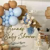 88pcs khaki kaffe brun hud färg ballonger garland kit latex ballonger båge baby shower levererar födelsedag bröllopsfest decors 211216