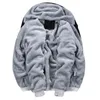 Tracksuit Men Sporting Fleece Thick Hooded Mens Jacket+Pant Warm Fur Inside Winter Sweatshirt Sets Men's Clothing Size M-5XL Y1221