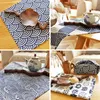 Other Home Textile Fabric and Sewing Gift Wrapping Cloth Cotton Headscarf Japanese Style Handkerchief Auspicious Clouds Square WH0307