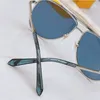 Klasyczne męskie okulary przeciwsłoneczne z pełną ramką jazdy niebieskie soczewki ropucha okulary 59-15-145 dżentelmen stylowe przystojne oprawki okularów 1416