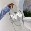 Lady Underarm Bag Pearl Chain Cloud Handbag Ladies 2021 Summer Fashion Pleated Single Shoulder Crossbody Bags