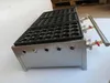 Comercial Gas Gas Takoyaki Maker 3 Placas Grade Octopus Ball Machine, 40mm Size Ball