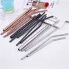 304 stainless steel straw recycling drinking tube group colorful straw outdoor portable 6 cm 26.5cm straight