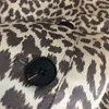 Barock Leopard Kvinnor Trench Coats Fashion Långärmad Märke Windbreakers Outdoor Windroof Lady Luxury Coat