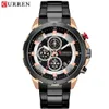 Curren Mens Watches 2019 Relogio Masculino Orologio da uomo Luxury Famous Top Brand Orologio sportivo Orologio da polso da uomo al quarzo militare Reloj Q0524