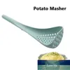Vegetabiliska verktyg 2 i 1 slitsad sked nylon potatis masher premium press för smidig mashed ricer