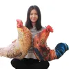 Creative Stuffed Toys for Children Stuffing Large Chicken Doll Cute Soft Toy Sleeping Pillow Toy Chicken Cock Hen Cushion Q0727