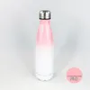 DIY Sublimation 17oz Cola-Flasche mit Farbverlauf 500 ml Edelstahl Cola-förmige Wasserflaschen Doppelwandige Isolierflasche5325758