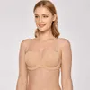 Delimira Women's Multiway Strapless Full Figure Underwire Contour Plus Size Bra 210623