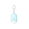 Personal Handy Alarm Safety Device Keychain USB Rechargeable Emergency Attack Anti-rape Self-defense Safety Alarm 130dB