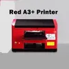 A3 UV 프린터 잉크 및 액세서리가있는 작은 평면 잉크젯 원통형 와인 병 휴대 전화 케이스 금속 유리 3D 컬러 인쇄 생산 장비