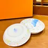Luxury designer cartoon children's dinnerware sets Include 2 dishes 2 plates and 2 Cups with high quality material 6 pieces for 1 set and gift box Christmas gifts