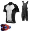 Mavic Team Bike Cykling Kortärmad Jersey Bib Shorts Set 2021 Sommar Snabbtorkare MTB Cykel Uniform Road Racing Kits Utomhus Sportkläder S21042928