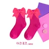 봄 새로운 캔디 색상 아기 무릎 높은 양말 여자 소년 유아 활 유아 귀여운 양말 0-12 년 도매 5pairs / 10pcs