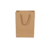 Presentförpackning Brun Kraft Paper Shopping Merchandise Party Väskor med Rope Handtag 16 Storlekar Partihandel