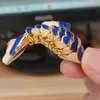 100pcs 6 cm ręcznie robiony żywy, kołysany emalia urocza koi ryby urok biżuterii DIY Making Duże cloisonne karp wisiork Naszyjnik