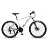 26 Inch Mountain Bike Bicycle Urban Road Bikes Variable Double Disc Brake Front Shock Absorption Adult 21 Speed Bicycles