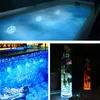 Accesorios de piscina LED Control remoto Sumergible Color Luz Cambiando Luces de buceo a prueba de agua Lámpara subacuática para acuario Tanque de pescado