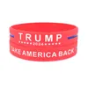 Pulseira de silicone Trump preto azul pulseira lembrancinha de festa