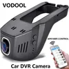 Caméra DVR de voiture 1080P Version nocturne 12MP 165 enregistreur WiFi grand Angle caméra de tableau de bord objectif grand angle 165 degrés caméscope DVR