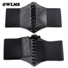 Belts Tie Wide For Women Designer Party Cummerbunds Women's Black Costume Corset Elastic Waistbands