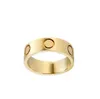 Love Screw Ring mens Band Rings 2021 designer di gioielli di lusso da donna in lega di acciaio al titanio placcato in oro artigianale oro argento rosa mai sbiadito non allergico larghezza 4/5/6 mm