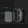 360 Full Body Hard PC Gevallen Gehard Glas Anti-Scratch Film Screen Protector voor Apple Watch Series SE 7 45mm 41mm 6 5 4 44mm 40mm Iwatch 3 2 1 42mm 38mm met retailpakket