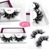 Hurtownie 25mm fałszywe rzęsy BeautyThick Strip 3D Mink Lashes Makeup Dramatyczny Długi Lash Z Papierowym Pudełkiem