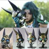 Andra evenemangsfestleveranser Genshin Impact Xiao Cosplay Xiaos glasfiberförstärkta plast Eye Luminous Mask Highly Restored Character H