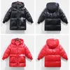 2021 nouveau hiver brillant enfants doudoune mode bébé fille habit de neige vêtements à capuche épaissir garçons manteau chaud enfants vêtements 2-6 ans H0917