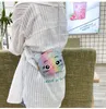 Kids rainbow cat purse INS girls cartoon messenger bags fashion boys casual wallet fashion children single shoulder bag Q4148