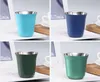 80/160ml Mug Wine Tumbler Wines Glass Mini Beer Cups Double Wall Stainless Steel Vacuum Insulated Cup Milk Coffee Espresso Mugs Kitchen Drinkwa