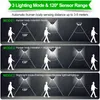 180 100 LED Solar Light Outdoor Solars Lamp Powered Sunlight Waterproof Pir Motion Sensor Lights voor Tuindecoratie