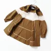 Повседневная пэчворк сетки женщин куртка отворотный воротник фонарь с длинным рукавом свободные попадания цветных пальто для женской моды 210524