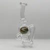 7.5Inch Colorful Ball Glass Bong Accessories Recycler Dab Rig Smoking Pipe Accessory Hookahs Accessory Global delivery