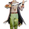 Genshin Impact Costumes Razor Cosplay Halloween Party Game dla unisex Y0903