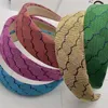 Kleurrijke hoofdband Leuke brede haar hoepel nieuwigheid retro regenboog hoofddeksels meisje straat haren band kerstcadeau voor vrouwen