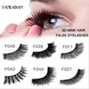 HANDAIYAN 3D Nerzhaar falsche Wimpern locken weich und lang dreidimensional dick 6 Stile zur Auswahl