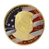 Art Creative Donald Trump Comemorativo Moedas dos EUA Presidente Metal Medallion Craft Collection Atacado