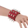 Spike Cuspidal Spikes Cuspidal Unique Stud large Cuisson Cuir Punk Gothic Rock Unisexe Bracelet Bracelet Hommes Bijoux Q0719