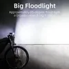 ROCKBROS (LOKALE LEVERING) Fietsverlichting Regendichte Fiets Voor Lamp USB Opladen Koplamp 800 Lumen Meerdere Modi Zaklamp Fietsen Accessoires